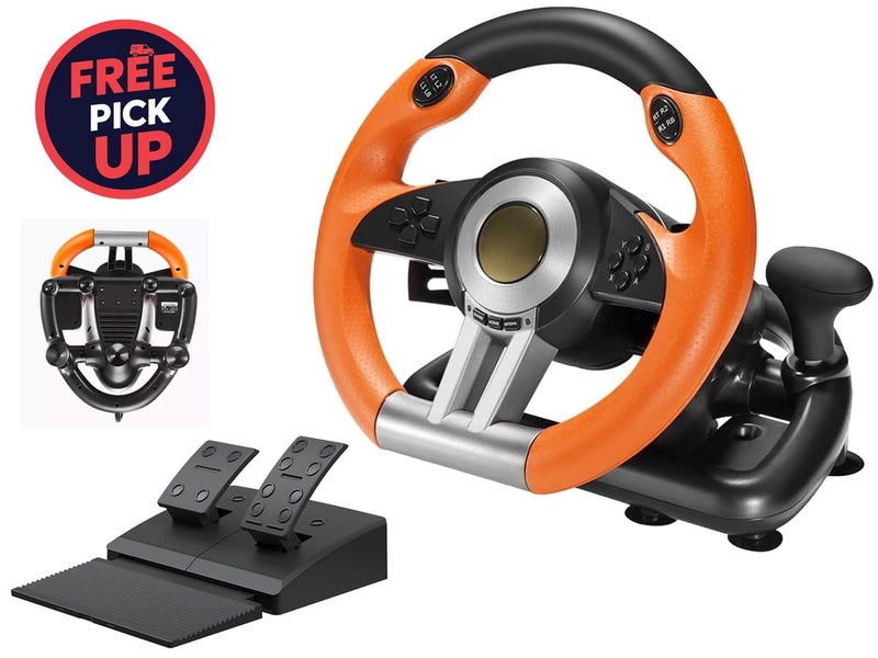 Racing Steering Wheel for PC PS4 Xbox One (Over Stocked) Carousel 1