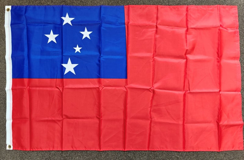 = Samoan Flag - Flag of Samoa - Manu Samoa = Carousel 1