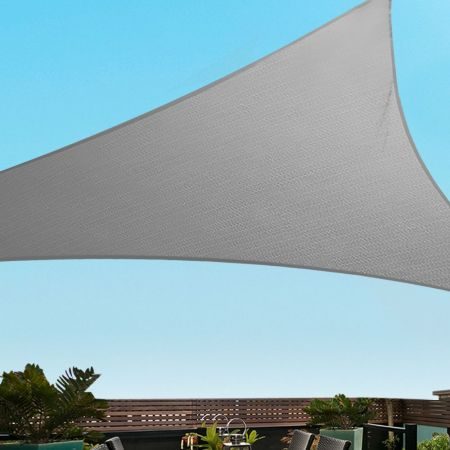 Sun Shade Sail Shadecloth Outdoor 280gsm 5x5x5m Carousel 7