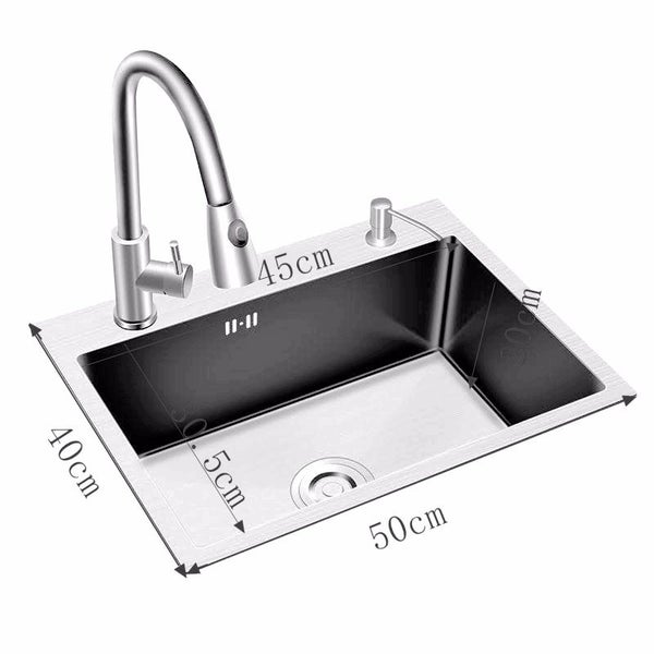 Single Bowl Kitchen Sink 500 * 400mm (Faucet Not Included) Carousel 2