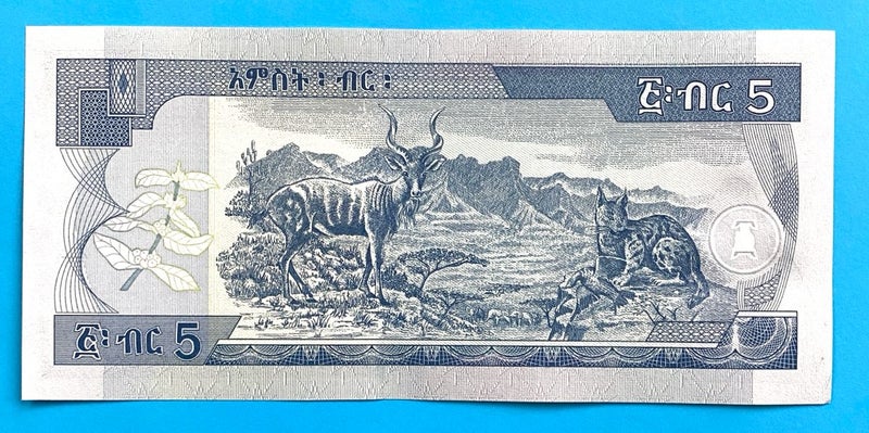 Ethiopia 5 Birr - UNC Carousel 2