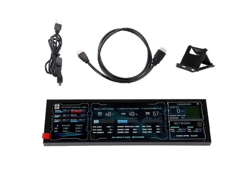 New 8.8 Inch Long Strip LCD Screen 1920*480 HD-MI Driver Board Secondary Carousel 1