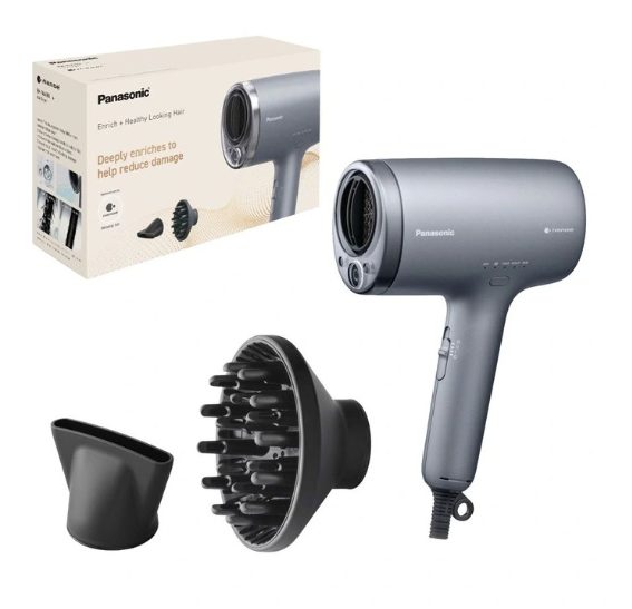 Panasonic 1600W Nanoe & Mineral Hair Dryer - Grey Carousel 1
