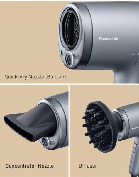 Panasonic 1600W Nanoe & Mineral Hair Dryer - Grey Carousel 2