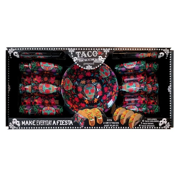 Prepara Melamine Taco Gift Box Day of the Dead | Set of 9 Carousel 1