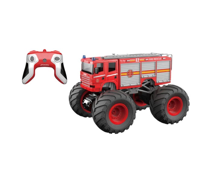 Monster Big Wheels Fire Truck Carousel 2