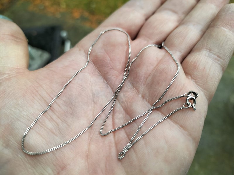 14ct White Gold Giovanni Balestra & Figli Necklace - 1.60 grams. Carousel 5