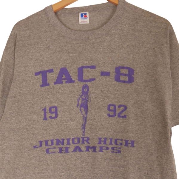 Vintage 1992 Single Stitch US High School Tee Large Carousel 2