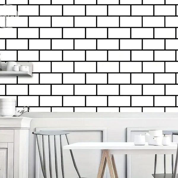 Premium Self Adhesive Brick Pattern Kitchen Wall Sticker 60cm x 10m. Carousel 10