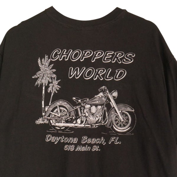 Vintage 1991 Harley Davidson Choppers World Tee XL Carousel 7
