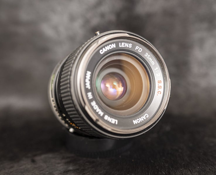 Canon FD 35mm f2 S.S.C. good working order with UV Carousel 1
