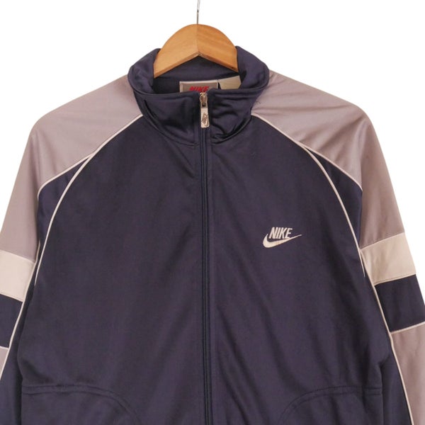 Vintage 1980s Nike Grey Tag Track Jacket Large Carousel 2