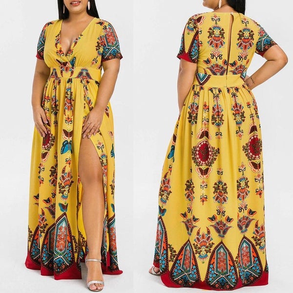 Floral Maxi Dress Plus Size Dresses Womens Clothing Size 22 Carousel 1