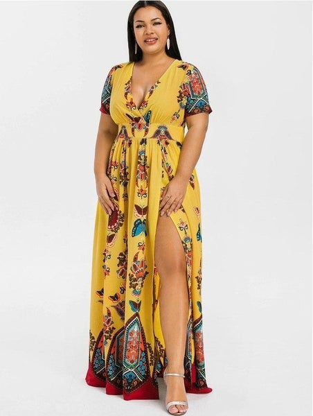 Floral Maxi Dress Plus Size Dresses Womens Clothing Size 22 Carousel 2