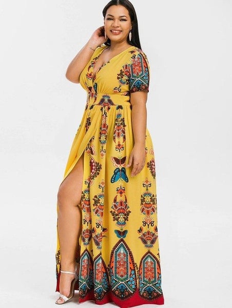 Floral Maxi Dress Plus Size Dresses Womens Clothing Size 22 Carousel 4