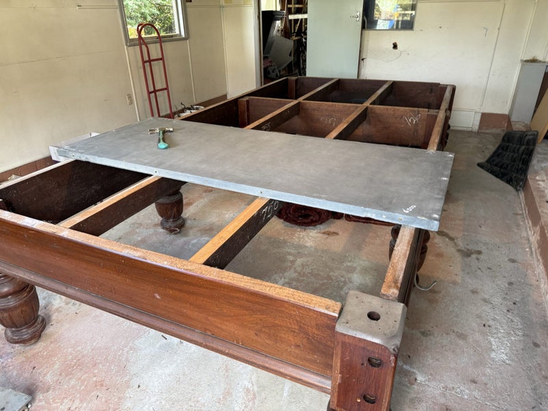 Snooker table full size slate table has been dismantled62863240027011111