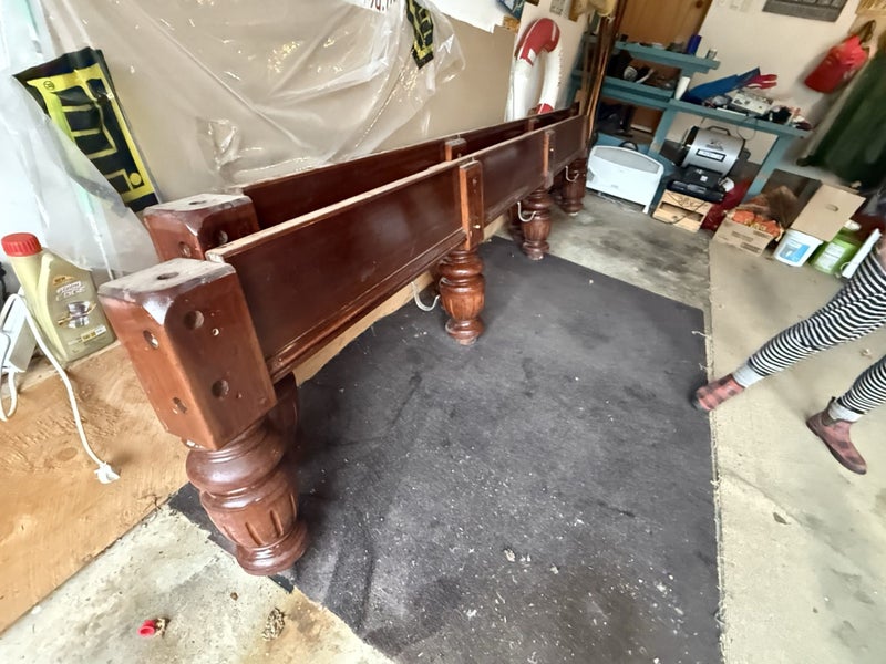 Snooker table full size slate table has been dismantled62863240027011114