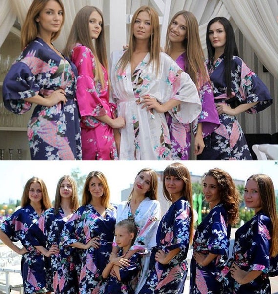 Kimono Satin Robe Chemise Sexy Lingerie Dress Size 16 Carousel 2