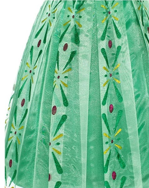 Frozen Princess Anna Dress Costumes Girls Dress Up Costume 5-6 yrs Carousel 11