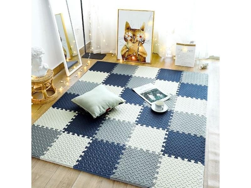 12pcs Foam Baby Play Mat Puzzle Mat Kids Interlocking Exercise Tiles Rugs Floor Carousel 1