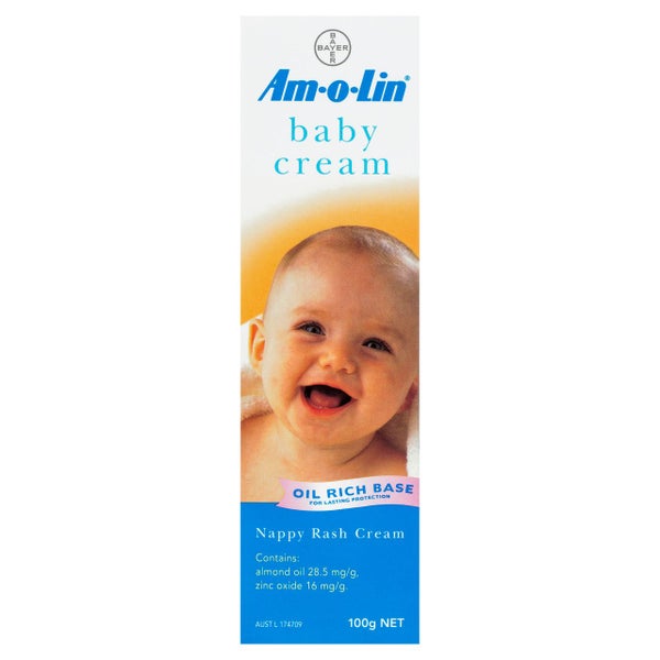 Amolin Nappy Rash Baby Cream 100g Carousel 2