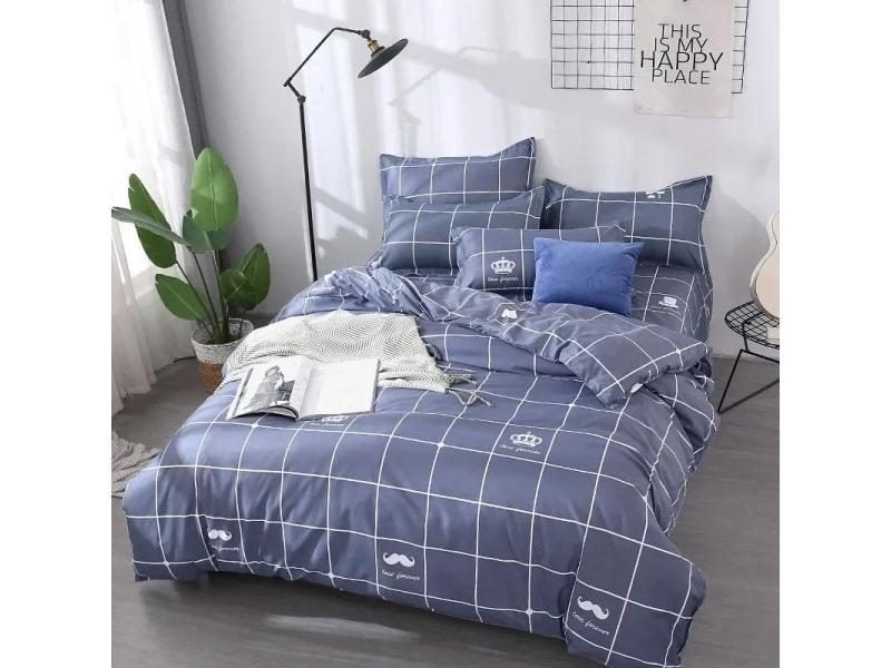 Floral Quilt Cover Black White Single Double Kingsize Fluffy Comfort Duvet Carousel 1