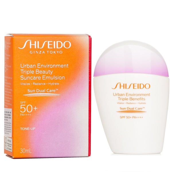 Shiseido Urban Environment Triple Beauty Suncare Emulsion SPF 50+ 30ml Carousel 2