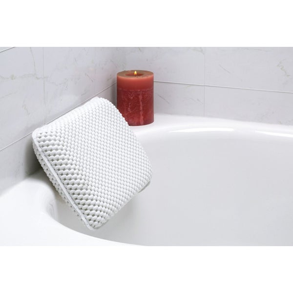 Biss Spa Foam Bath Pillow Suction Cup Bathtub Head and Neck Support | Carousel 1