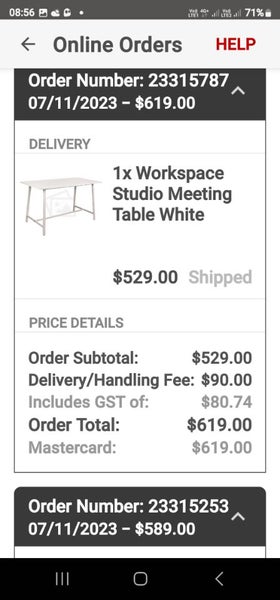 $175 for BOTH ~ 2 LARGE STUDIO WORKBENCHES * (OVER 1K NEW) Carousel 2