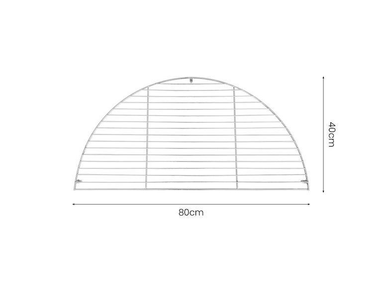 Half Moon Cooking Grid For 80cm fire pit Carousel 6