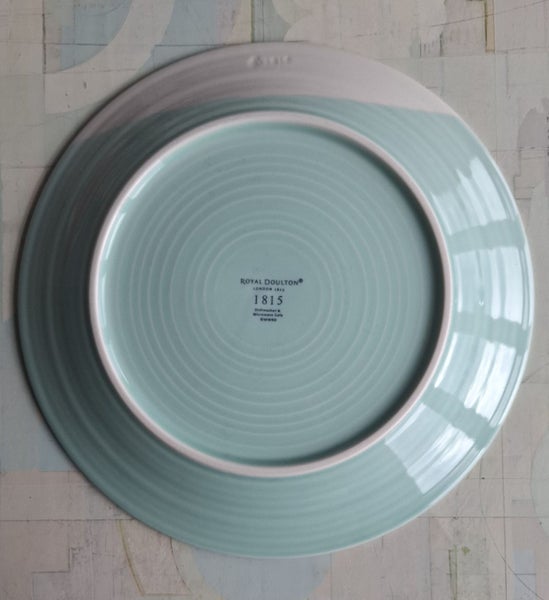 Royal Doulton 1815 Bright dinner plate - the aqua one62960722403585112