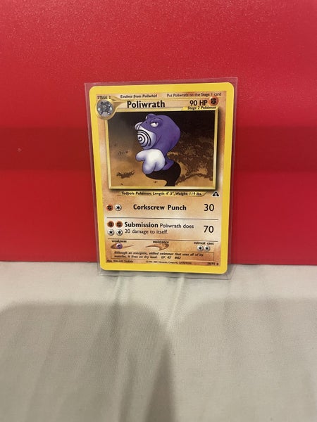 Poliwrath Non Holo Neo Discovery Pokémon Card Carousel 1