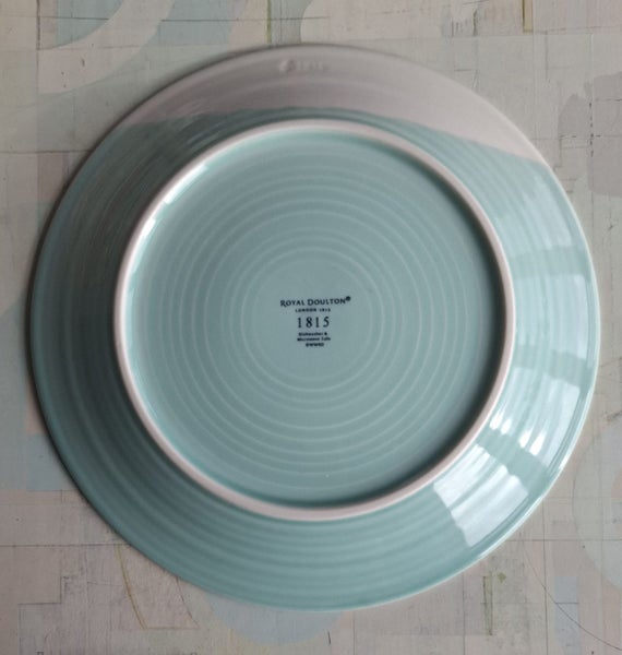 Royal Doulton 1815 Bright dinner plate - the aqua one63612839721219112