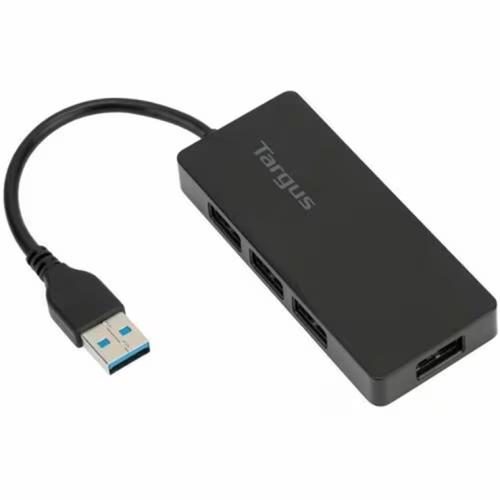 Targus 4-Port USB Hub USB - External - 4 USB Port(s) - 4 USB3.0 Port(s) Carousel 1