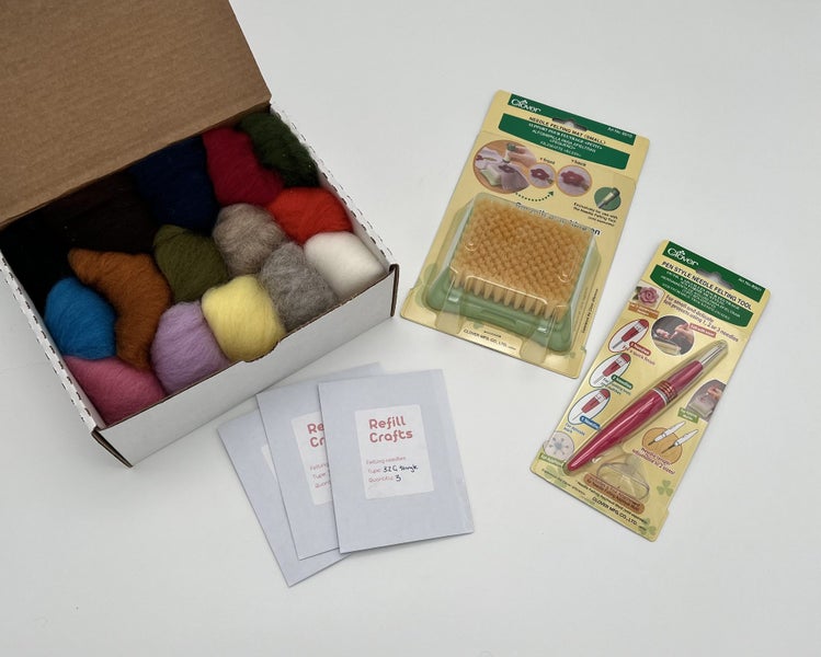 Needle felting bundle Carousel 1