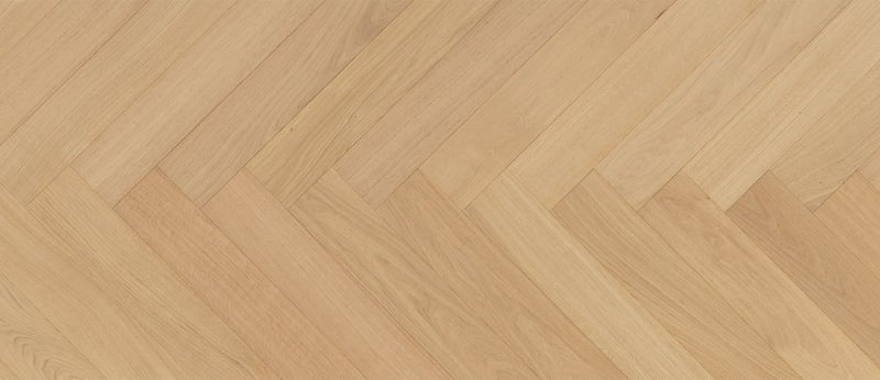VidaPlank Premium Oak Lacquered Herringbone Flooring - Sandstone Parquet Carousel 1