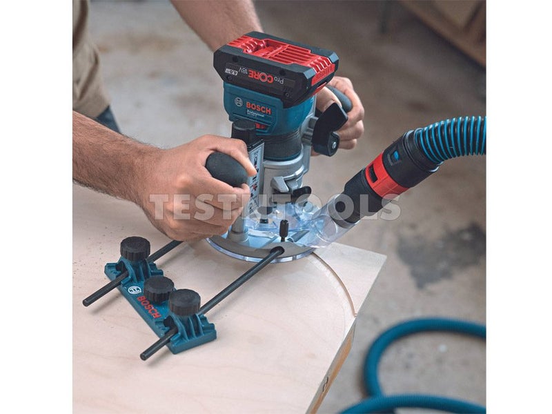 Bosch 18V Brushless Palm Router With LBoxx Tool Only GKF18V-8 Carousel 5