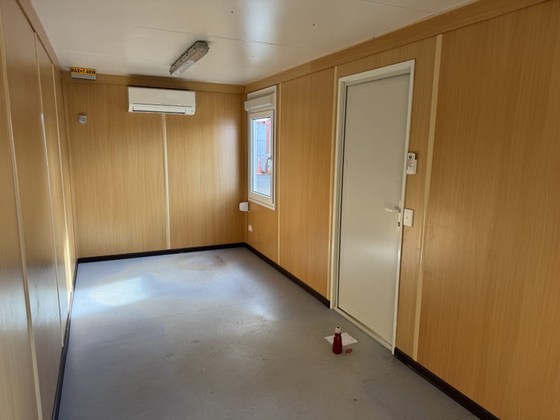 6m x 2.4m Mobilbox Portable Building with a Mitsubishi air conditioning unit. Carousel 2