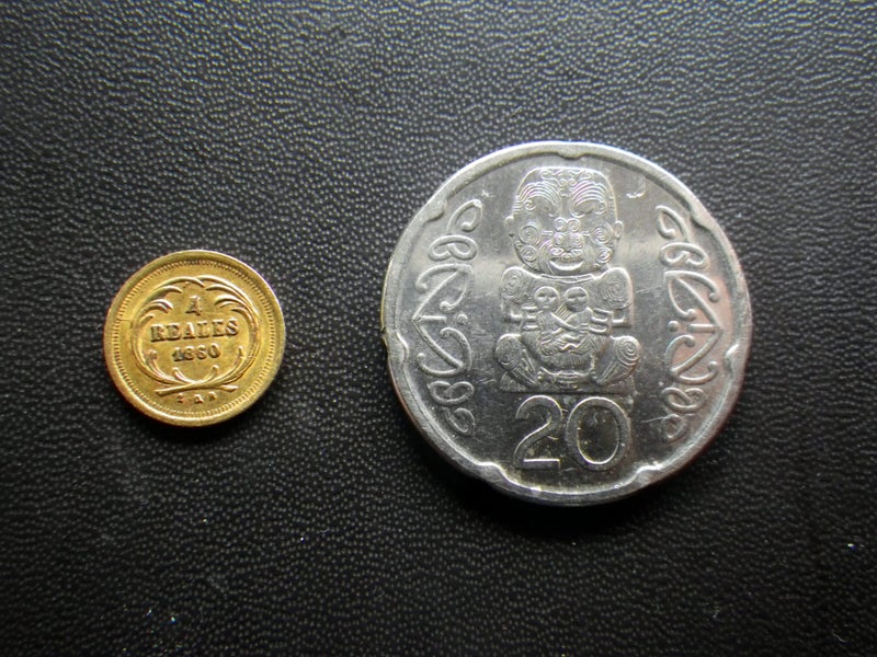 Guatemala Gold 4 Reales 1860R gVF, KM#135 Carousel 3