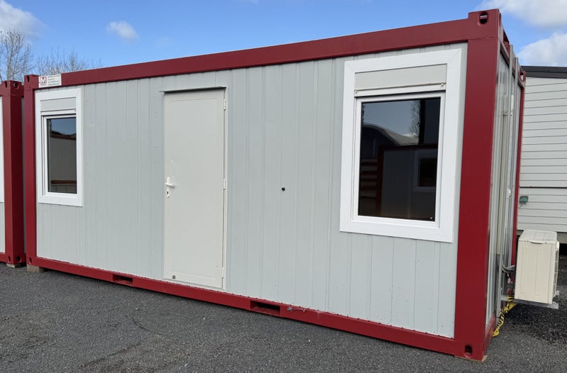 6m x 2.4m Mobilbox Portable Building with a Mitsubishi air conditioning unit. Carousel 4