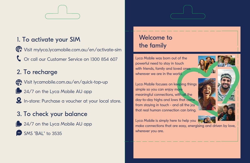 LycaMobile Prepaid SIM Card $2 Carousel 3