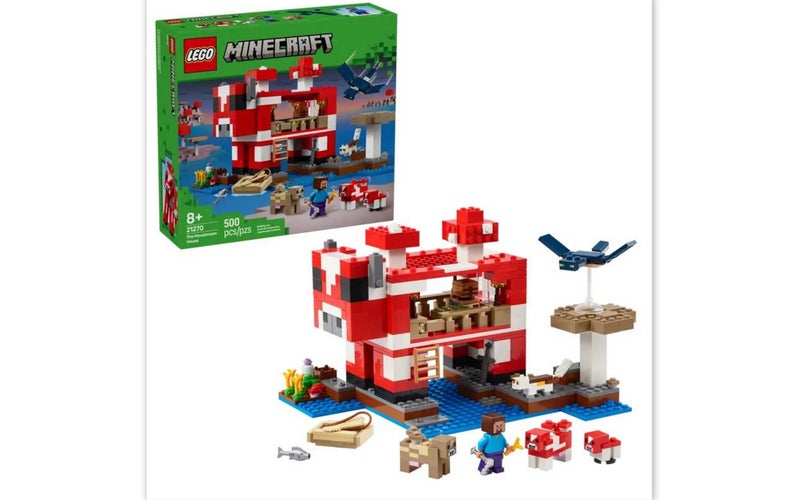 Lego Minecraft - The Mooshroom House62932728750978111