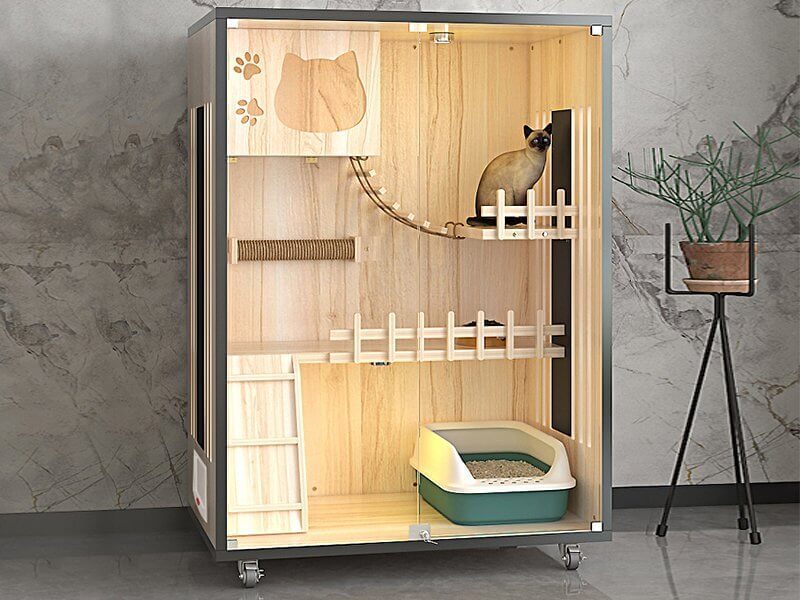 Luxury Cat Villa-90*60*120 Carousel 1