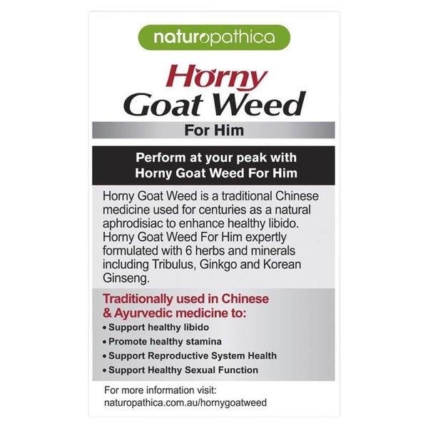 Naturopathica Horny Goat Weed For Him 50s Carousel 4