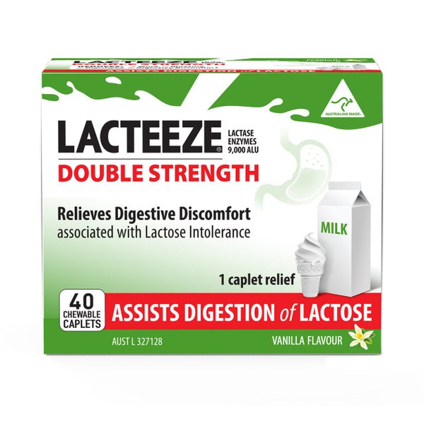 Lacteeze Double Strength 40 Caplets Carousel 1