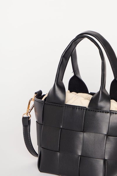 Decjuba Poppy Weave Top Handle Bag NEW62930695721218111