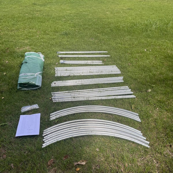 3m x 2m x 2m Tunnel (Side Open) Greenhouses Strong Galvanised Frame Carousel 14