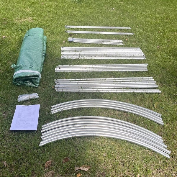 3m x 2m x 2m Tunnel Greenhouses Strong Galvanised Frame Carousel 10