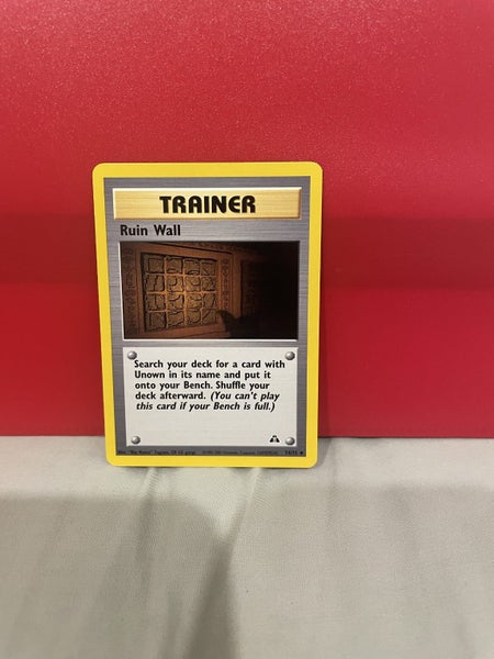 Ruin Wall Trainer Neo Discovery Pokémon Card Carousel 1