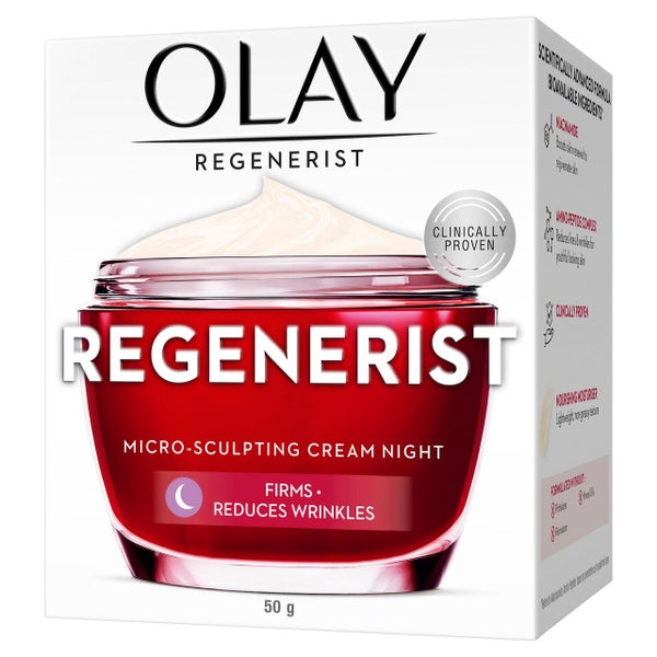 Olay Regenerist Micro-Sculpting Night Face Cream Moisturiser 50g Carousel 1